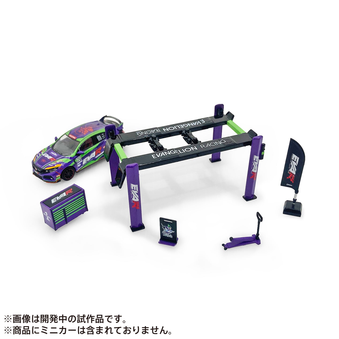 1/64 Garage tools set EVA Racing