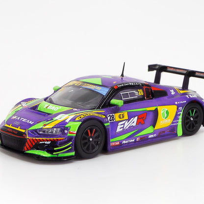 1/64 Audi R8 LMS エヴァ RT 初号機 TSRT R8 Macau GT Cup 2020 ＆ レイRQフィギュア セット